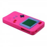 Wholesale iPhone 4 4S 3D Gameboy Case (Hot Pink)